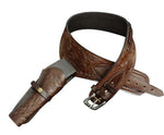 Load image into Gallery viewer, Western Style Belt with 22 Caliber Gun Holster
